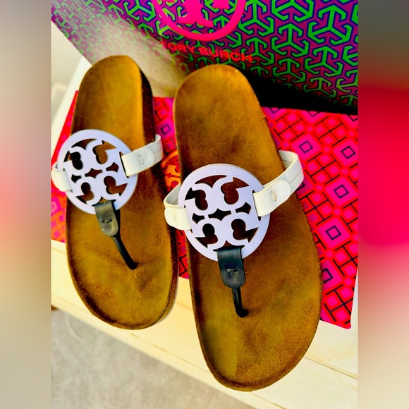 Tory Burch Shoes - Tory Burch Miller cloud multicolored cork sandals in 8.5